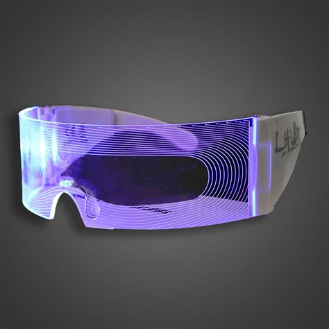 Multicolored Led Future Glasses