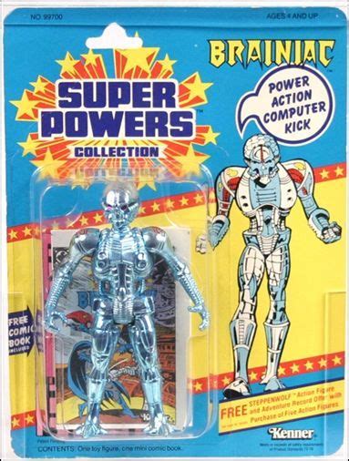 Super Powers Brainiac Super Powers Collection Action Figures Brainiac