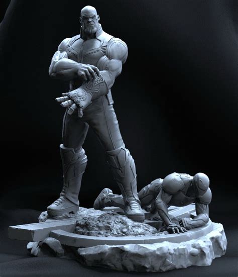 Thanosstatue Mars On Artstation At