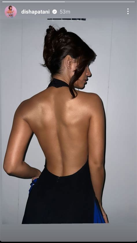 Disha Patani Raises Mercury As She Flaunts Her Sexy Back In Hot Black