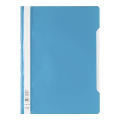 Durable Clear View Folder Economy A4 Blue Office Supplies Du