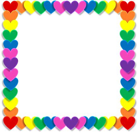Rainbow Border Png Rainbow Border Png Transparent Free For Download On