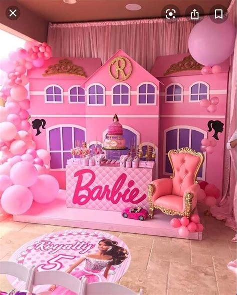 pin by 𝓢𝓽𝓮𝓹𝓱𝓪𝓷𝓲𝓮 𝓗𝓮𝓻𝓷𝓪 on party ideas barbie party decorations barbie theme party barbie