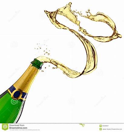 Champagne Splash Bottle Plons Celebration Spritzen Explosion