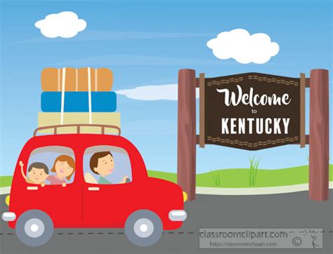 Kentucky State Clipart Welcome Roadsign To The State Of Kentucky