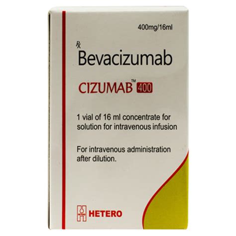 400mg Bevacizumab Injection Hetero 16 Ml At Rs 12000 In New Delhi