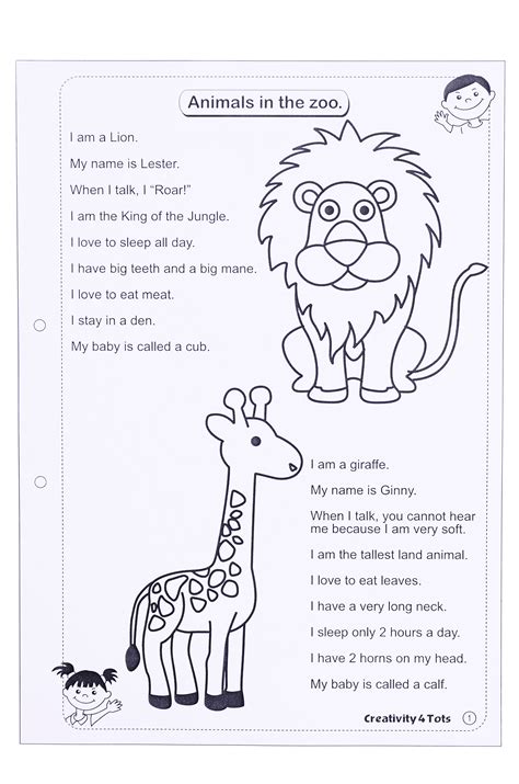 Free Printable Zoo Worksheets Free Printable