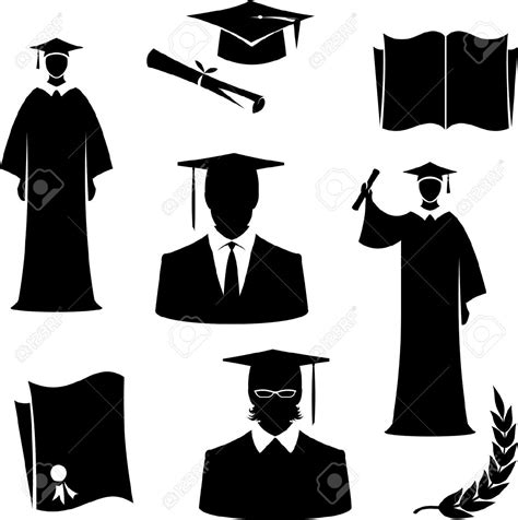 Cap And Gown Cliparts Stock Vector And Royalty Free Cap And Gown