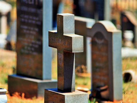 Tombstone As A Cross Free Stock Photo Public Domain Pictures