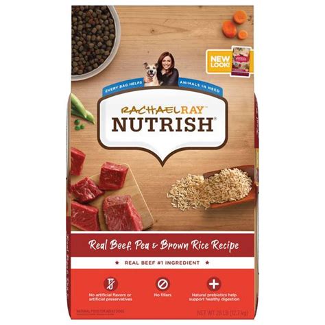 Rachael Ray Nutrish Real Beef Pea And Brown Rice Recipe Dry Dog Food 28