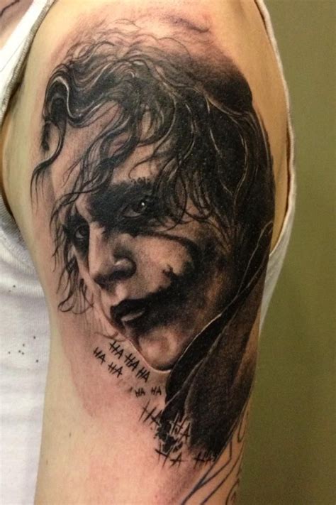 Different tattoos designs with cool joker tattoos simple joker. Heath Ledger "Joker" Tattoo by Teodor Milev at Marquis ...