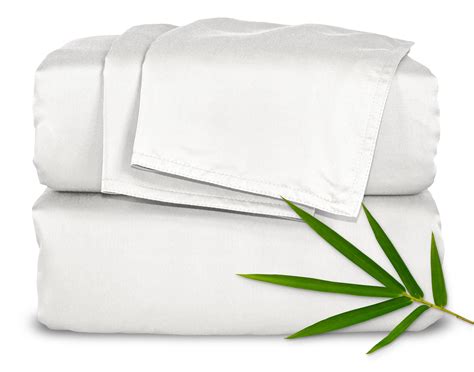 Pure Bamboo Sheets King Size Bed Sheets 4 Piece Set Genuine 100