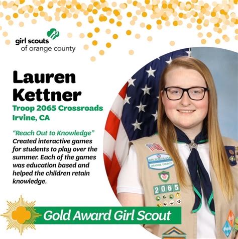 Empowered Girl Scouts Pursue Gold Award Projects Portola Pilot