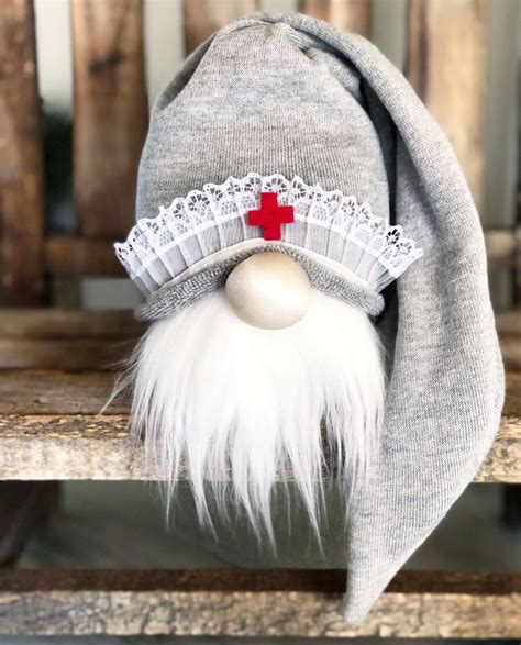 Nurse Gnome Gnomes Crafts Gnomes Nurse Crafts