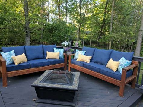 Ana White 2x4 Outdoor Couches Diy Projects Diy