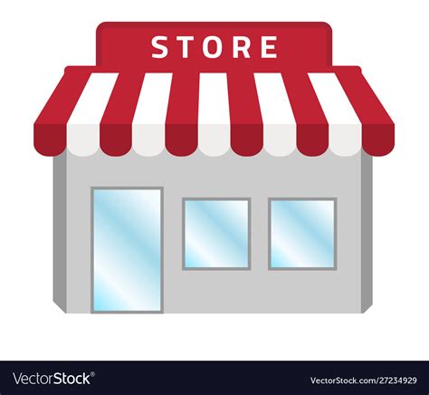 Shop Store Royalty Free Vector Image Vectorstock