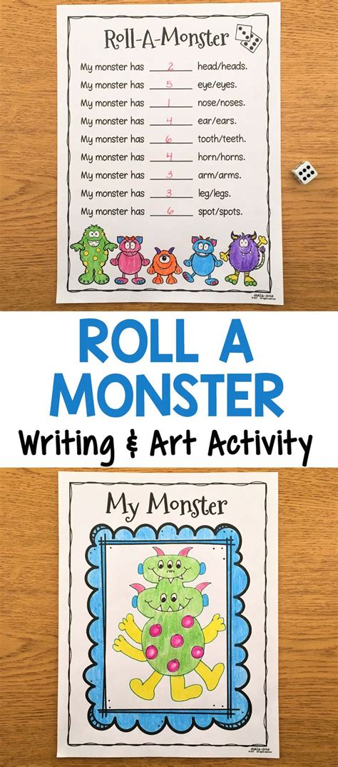 These Cute Monster Writing Prompts Are Great To Use During The