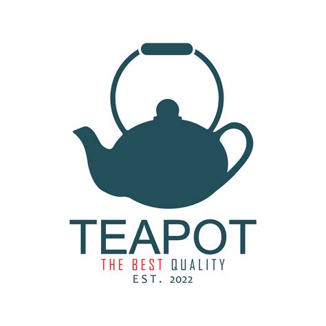 Beverage Coffee And Tea Teapot Logo Vector Illustration Design 12178555