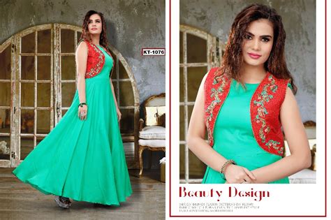 Party Wear Satin Silk Flair Gown With Khatli Koti At Rs 3312 In Surat