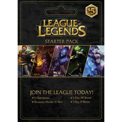 5 League Of Legends Card Starter Pack 5 Referrals