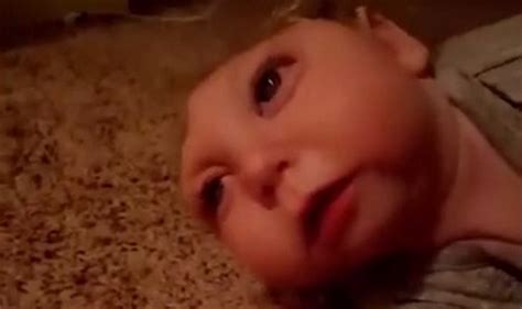 Baby Born Without Skull And Brain Says Hello Watch Touching Video