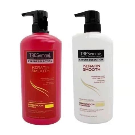 Tresemme Keratin Smooth Shampoo And Conditioner 600ml Shopee Philippines