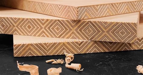 How To Make Edge Grain Patterned Plywood