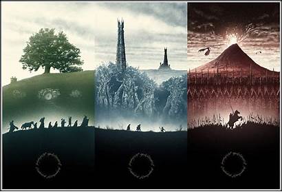 Poster Lotr Trilogy Posters Marko Lord Rings