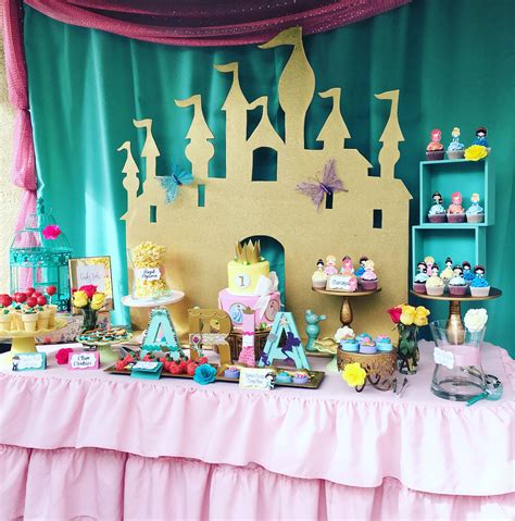Disney Princess Inspired Dessert Table Festa Aniversario Festa Decoração Festa Princesas Disney