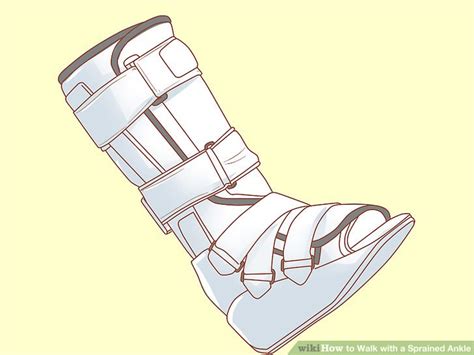 3 Simple Ways To Walk With A Sprained Ankle Wikihow