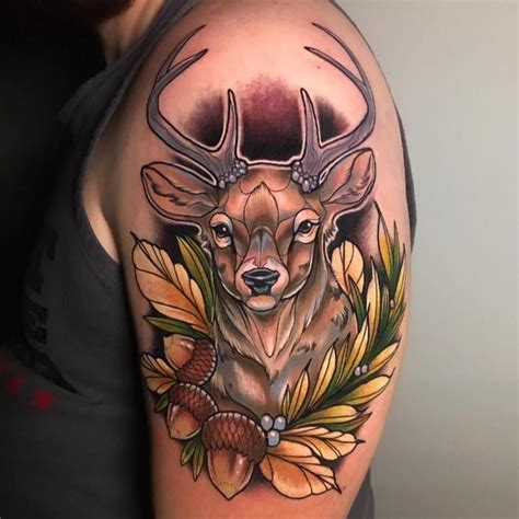 Stag tattoo today ink lovers connect with that dominant force, a leader in tough times, someone who is willing to. Épinglé par Ira Snow sur Stag Tattoos