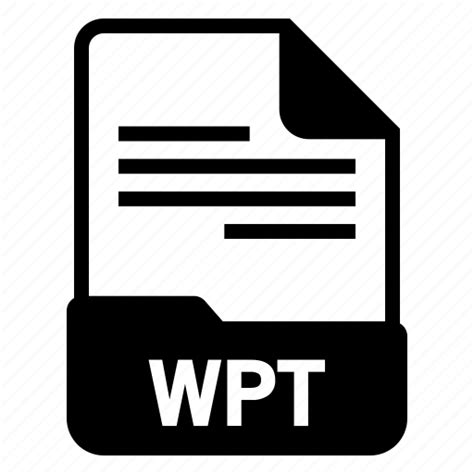 Document File Format Wpt Icon Download On Iconfinder