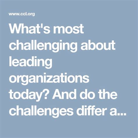 The Top 6 Leadership Challenges Around The World