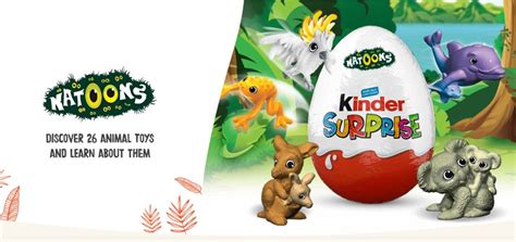 Kinder Surprise Natoons Toys Supporting Australian Wildlife Society