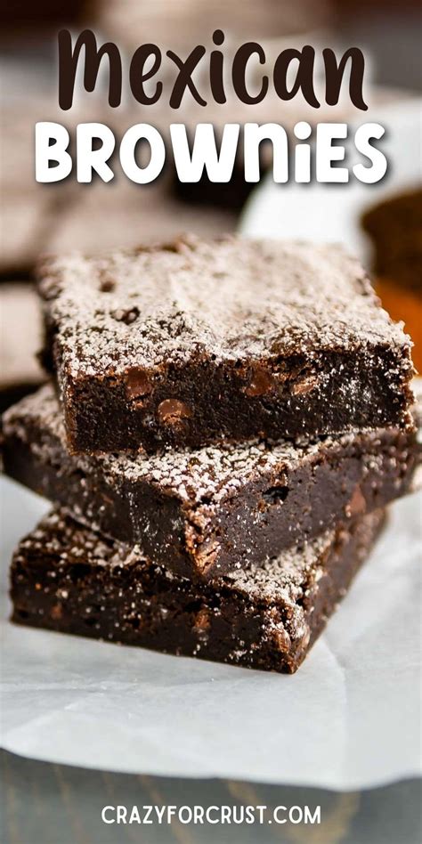Mexican Inspired Brownies Recipe Mexican Dessert Easy Mexican Dessert Spicy Brownies