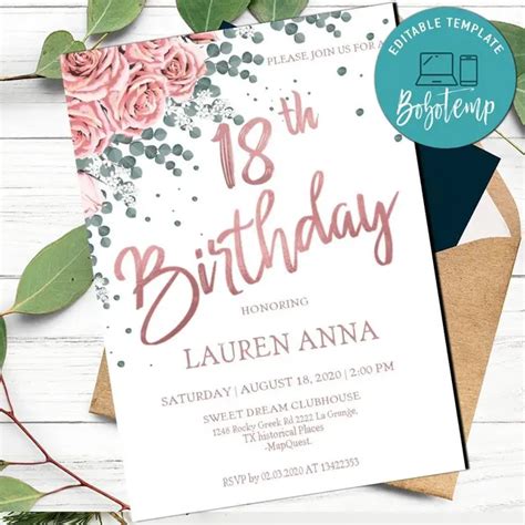 Paper Party Supplies Paper Th Birthday Invitation Invitations Etna Com Pe
