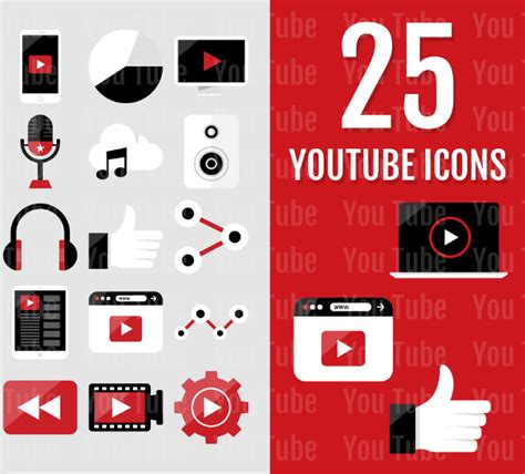 41 Youtube Icons Free Sample Example Format Download