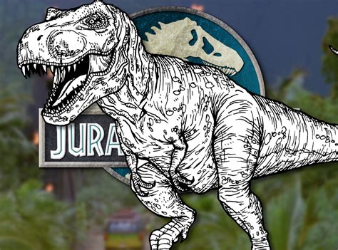 How To Draw Tyrannosaurus Rex Jurassic World Drawing Tutorial Draw