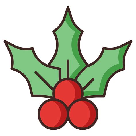 Cherry Christmas Mistletoe Icon Free Download