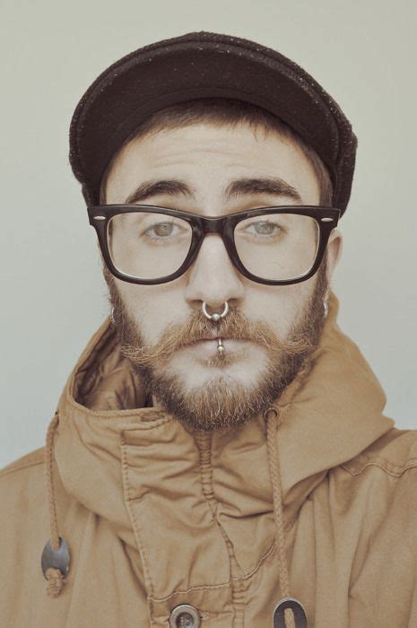 Nose Ring Hat Glasses Coat With Images Piercings Septum Piercing