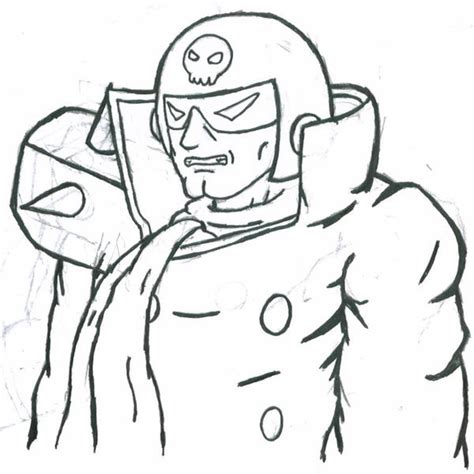 Blood Falcon Sketch By Shinobi Gambu On Deviantart