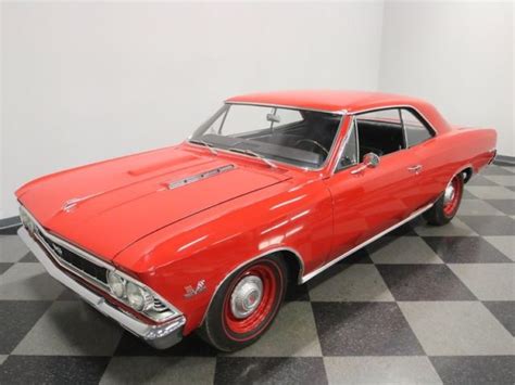 1966 Chevrolet Chevelle Ss 396 4957 Miles Regal Red Coupe 396 L78 V8 4
