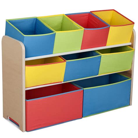 Delta Multi Color Deluxe Toy Organizer With Bins Toywalls