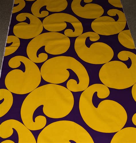 1970s abstract mod upholstery fabric large scale pop art vibe