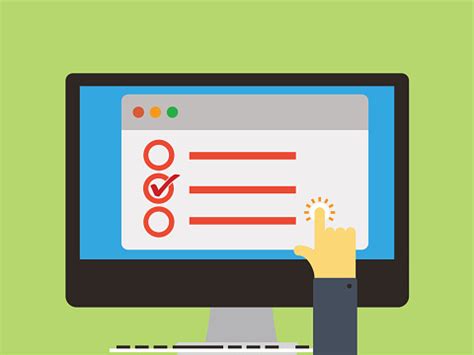 Make online surveys in minutes with smartsurvey. Online Survey Stock Illustration - Download Image Now - iStock