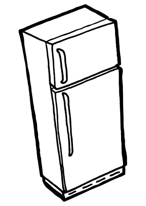 Coloriage frigidaire avec réfrigérateur img