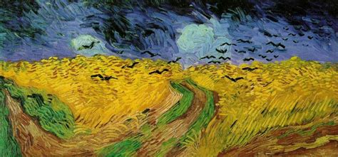 Campo Di Grano Con Volo Di Corvi 1890 Vincent Van Gogh Vincent Van