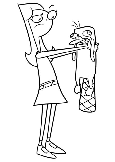 Isabella From Phineas And Ferb Coloring Page Coloring