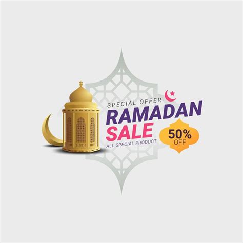 Ramadan Sale Discount Square Banner Template Promotion Design 2078862