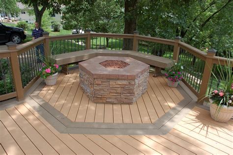 The concerns with composite decks are similar to those of wood. Fire Pit In Deck | Fire Pit Design Ideas